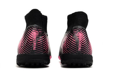 Unisex Nike Air Zoom Mercurial Superfly 10 Elite TF Football Shoes - Black/Pink