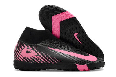 Unisex Nike Air Zoom Mercurial Superfly 10 Elite TF Football Shoes - Black/Pink