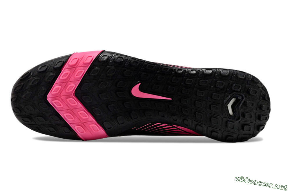 Unisex Nike Air Zoom Mercurial Superfly 10 Elite TF Football Shoes - Black/Pink 6