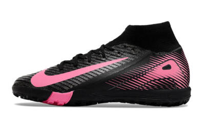 Unisex Nike Air Zoom Mercurial Superfly 10 Elite TF Football Shoes - Black/Pink