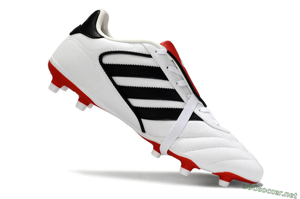 Men's Adidas Copa Gloro 2 FG Football Boots - White/Black/Red 4