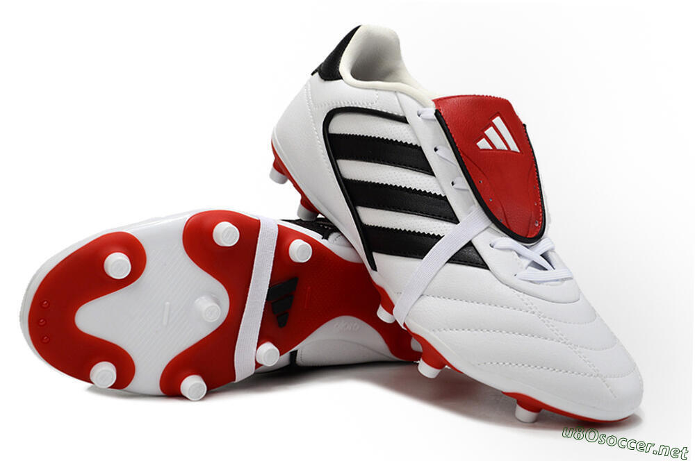 Men's Adidas Copa Gloro 2 FG Football Boots - White/Black/Red 3