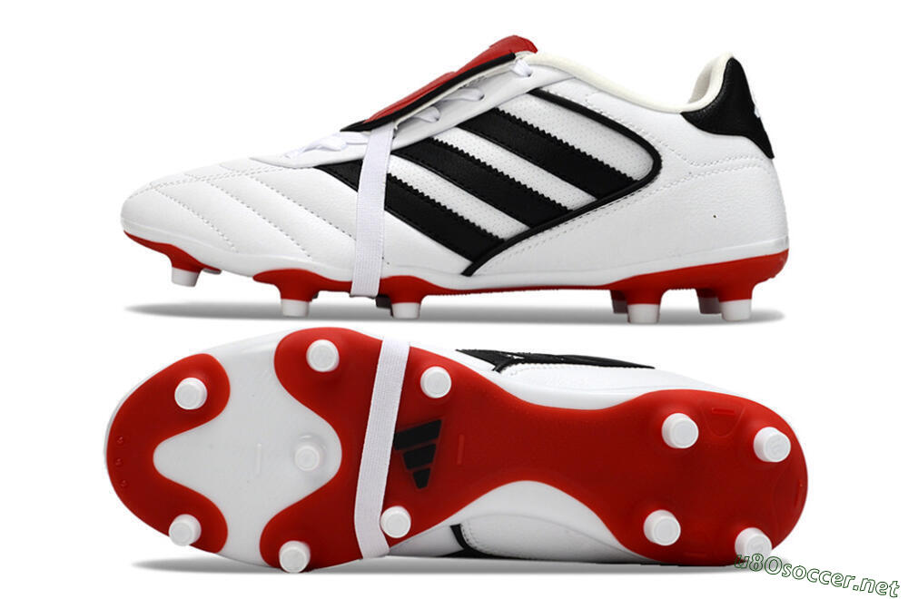 Men's Adidas Copa Gloro 2 FG Football Boots - White/Black/Red 1