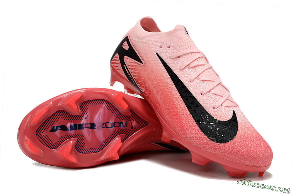 Unisex Nike Air Zoom Mercurial Vapor 16 Elite FG Football Boots - Pink/Black 3