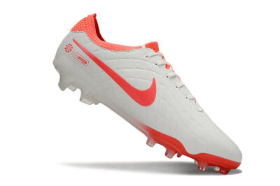 Men's Nike Tiempo Legend 10 Elite FG Football Boots - White/Red