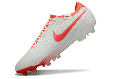 Men's Nike Tiempo Legend 10 Elite FG Football Boots - White/Red