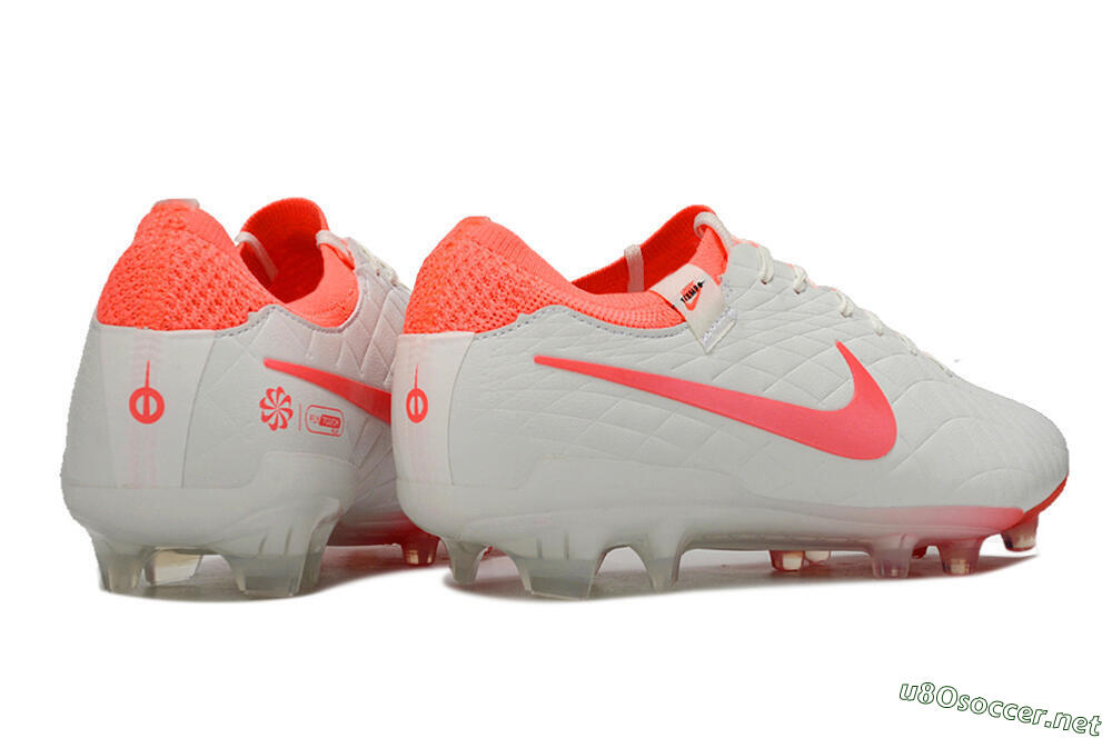 Men's Nike Tiempo Legend 10 Elite FG Football Boots - White/Red 6