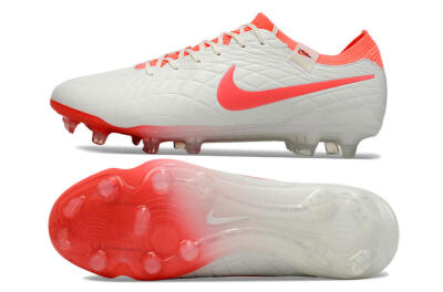 Men's Nike Tiempo Legend 10 Elite FG Football Boots - White/Red