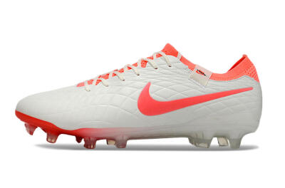 Men's Nike Tiempo Legend 10 Elite FG Football Boots - White/Red
