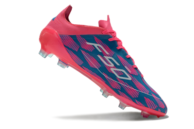 Men's Adidas F50 Elite FG Football Boots - Pink/Blue/White