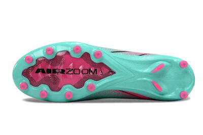 Unisex Nike Air Zoom Mercurial Superfly 10 Elite AG Football Boots - Green/Pink/Black