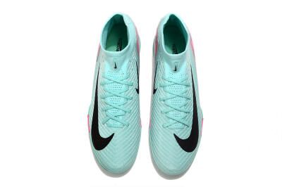 Unisex Nike Air Zoom Mercurial Superfly 10 Elite TF Football Shoes - Green/Pink/Black