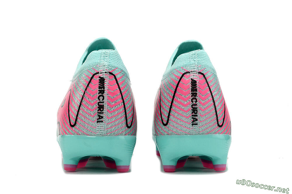 Unisex Nike Air Zoom Mercurial Vapor 16 Elite AG Football Boots - Green/Pink/Black 6
