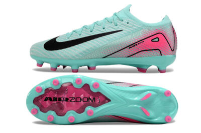 Unisex Nike Air Zoom Mercurial Vapor 16 Elite AG Football Boots - Green/Pink/Black