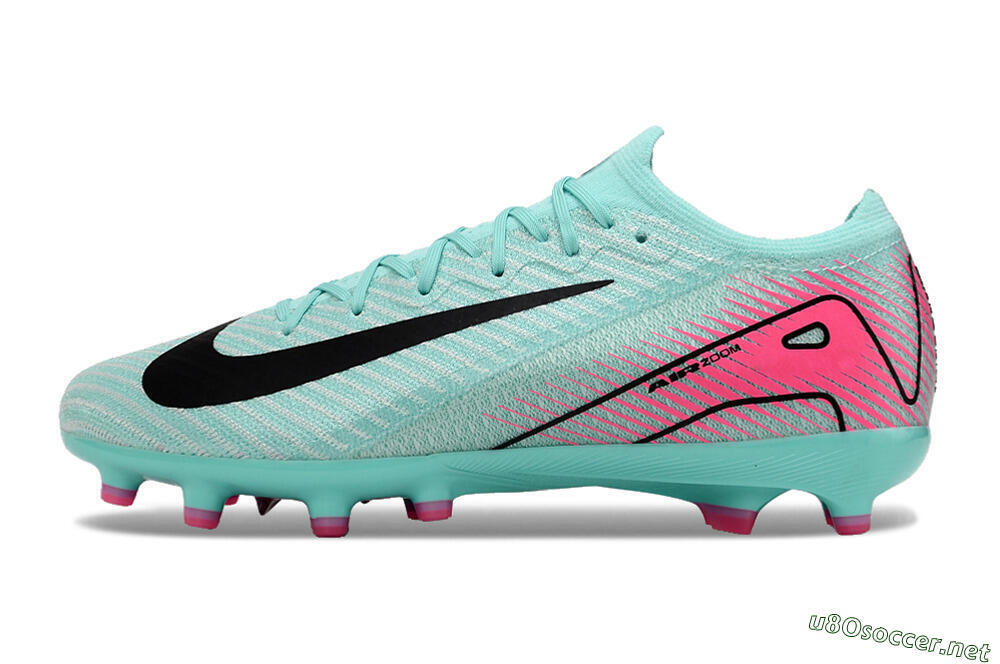Unisex Nike Air Zoom Mercurial Vapor 16 Elite AG Football Boots - Green/Pink/Black 0