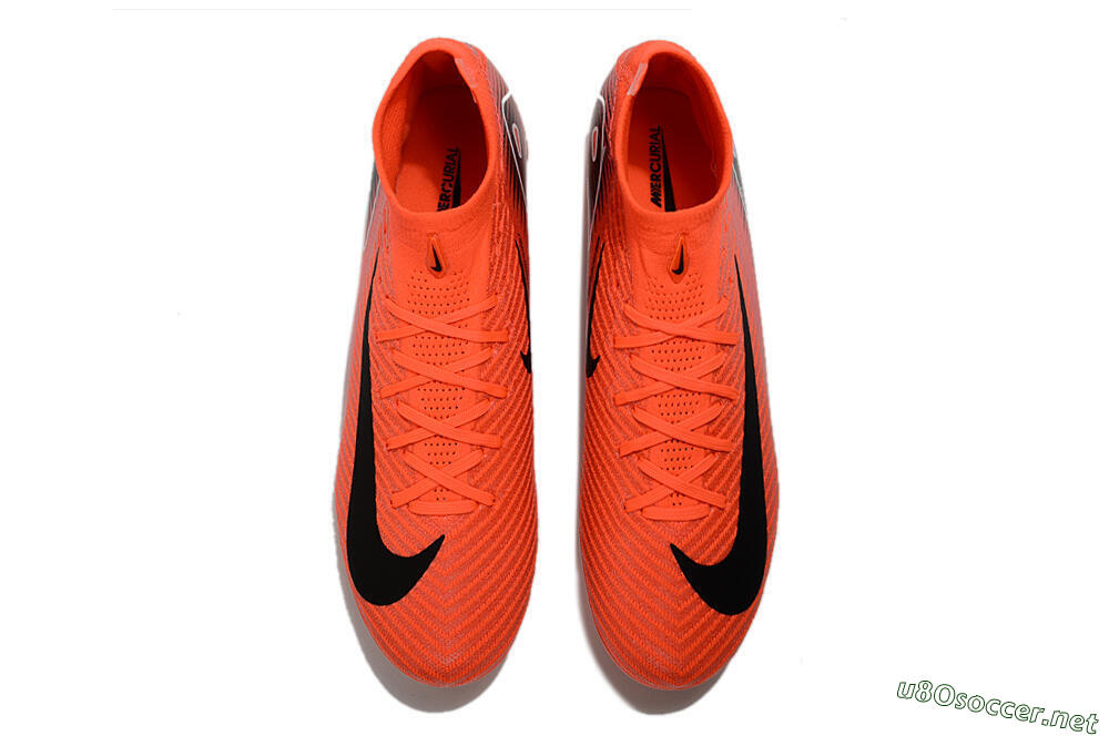 Unisex Nike Air Zoom Mercurial Superfly 10 Elite TF Football Shoes - Red/Black/White 5