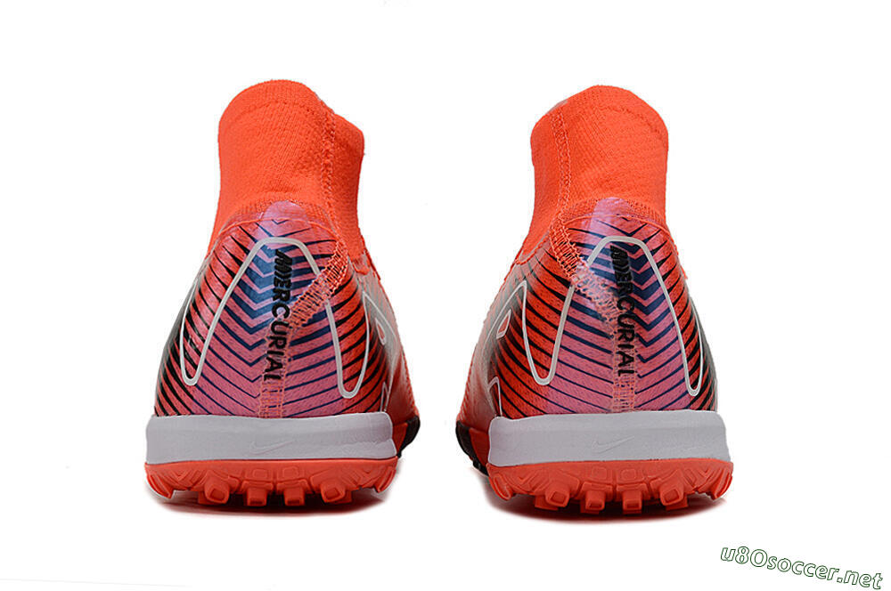 Unisex Nike Air Zoom Mercurial Superfly 10 Elite TF Football Shoes - Red/Black/White 6