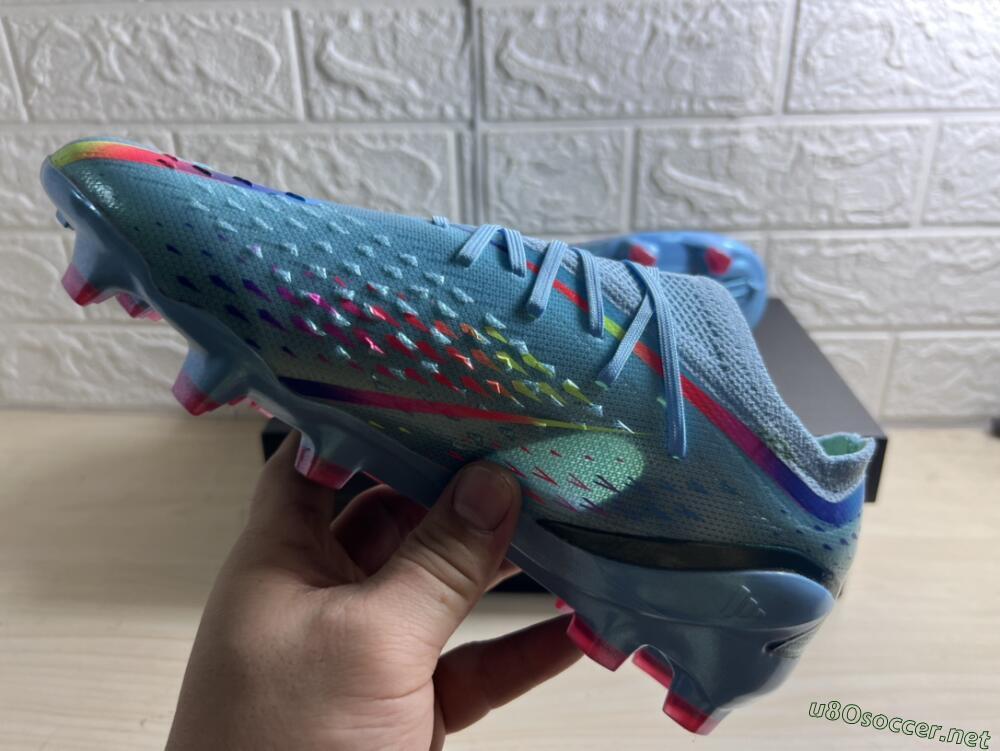 Men's Adidas X Speedportal.1 FG Football Boots - Blue/Pink