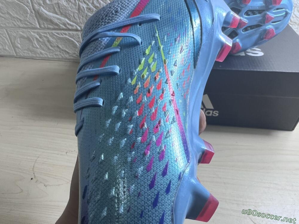 Men's Adidas X Speedportal.1 FG Football Boots - Blue/Pink