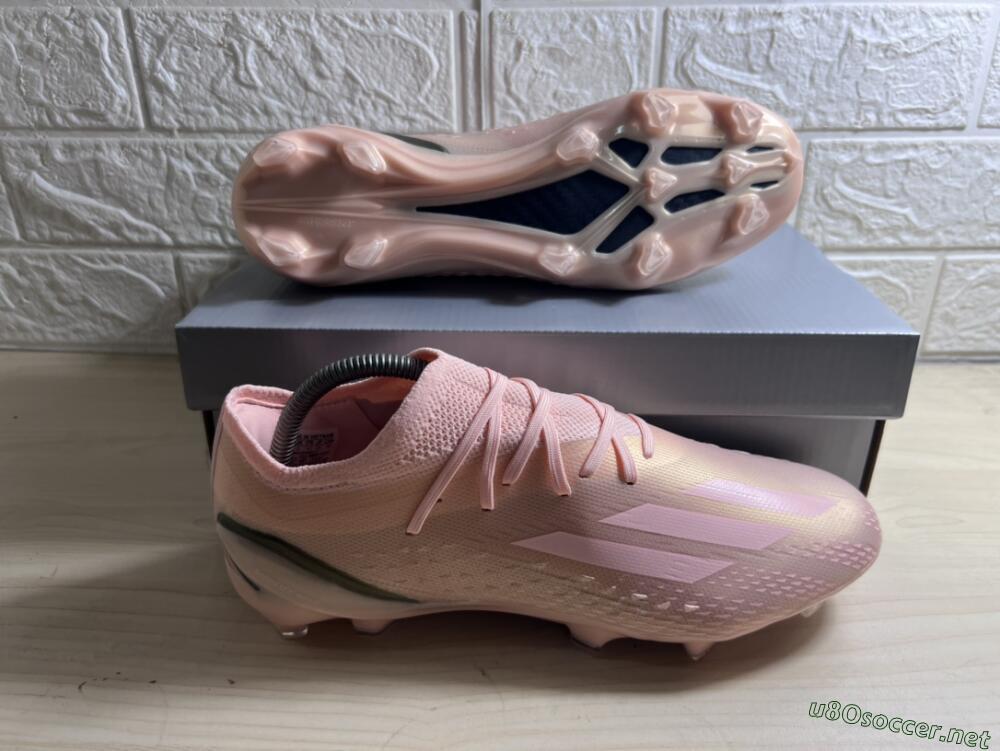 Men's Adidas X Speedportal.1 FG Football Boots - Beige/Black