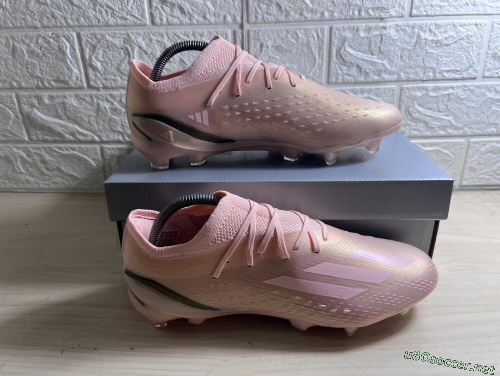 Men's Adidas X Speedportal.1 FG Football Boots - Beige/Black