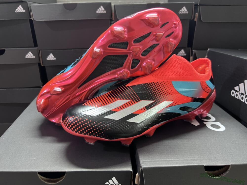Men's Adidas X Speedportal+ FG Football Boots - Orange/Black