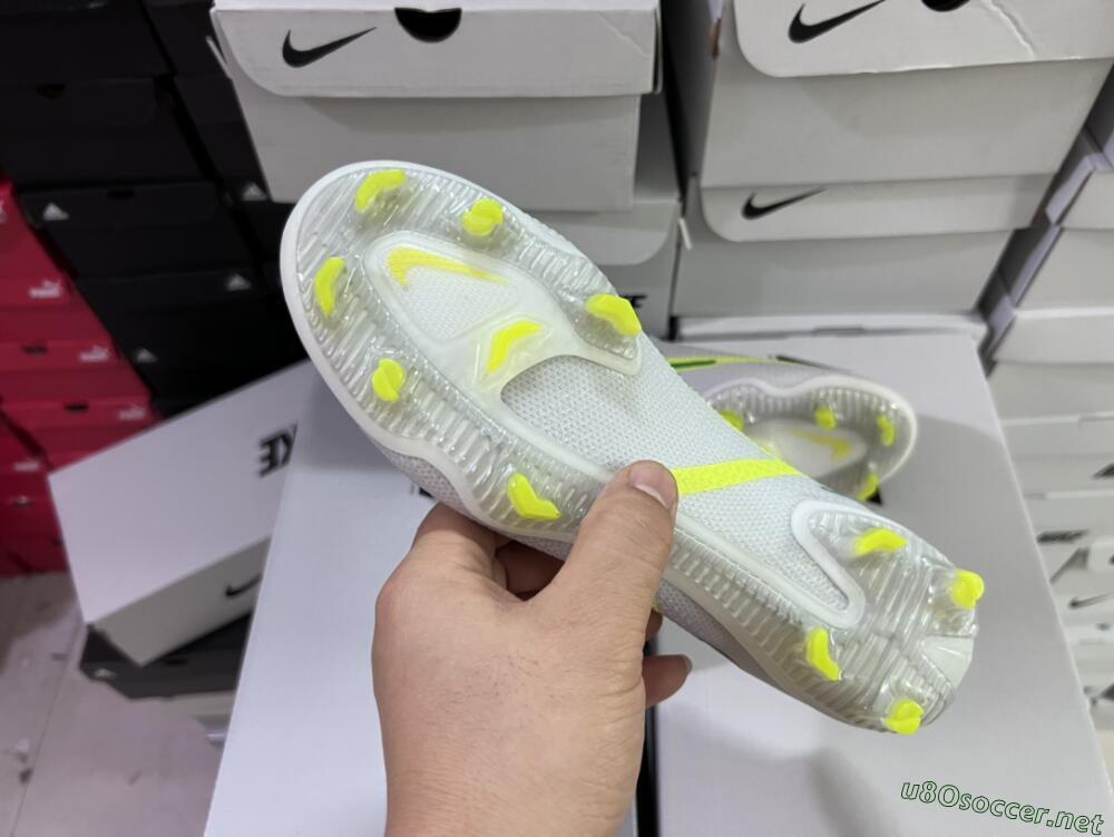 Men's Nike Phantom GT 2 Elite FG Football Boots - White/Green