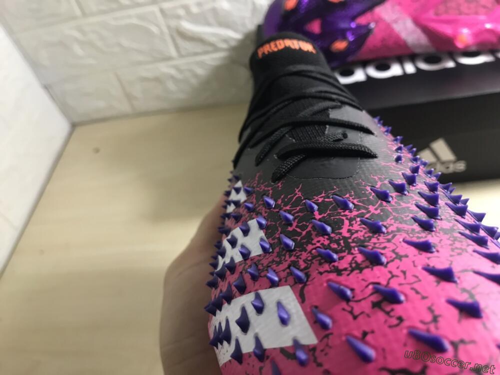 Unisex Adidas Predator Freak.1 FG Football Boots - Black/Pink/Purple