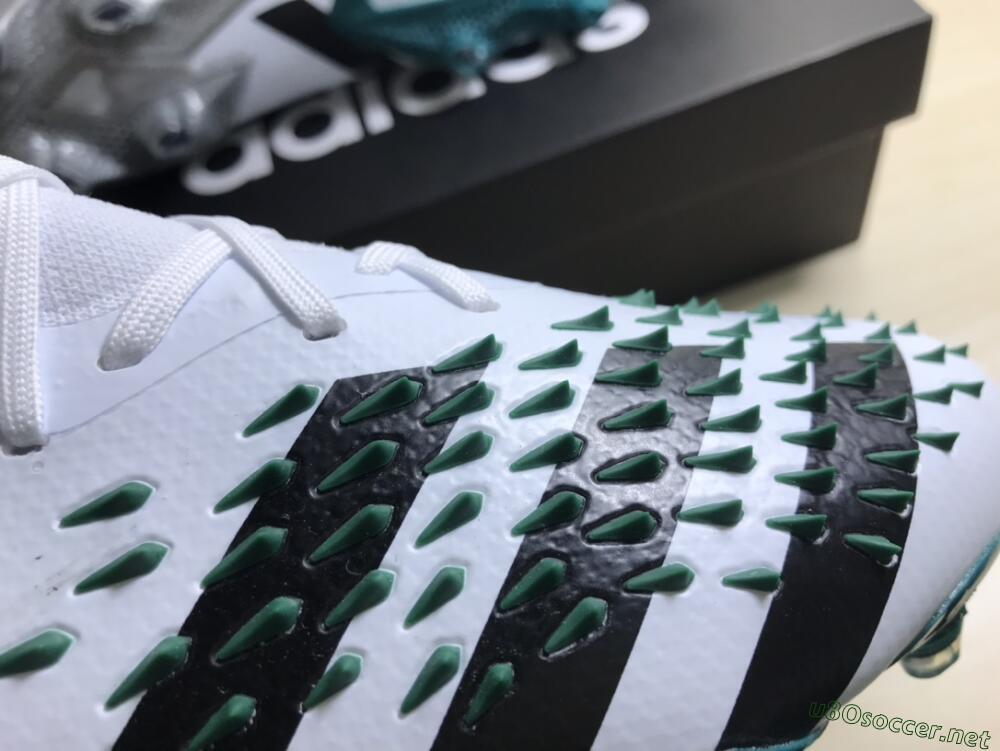 Unisex Adidas Predator Freak.1 FG Football Boots - White/Green/Black