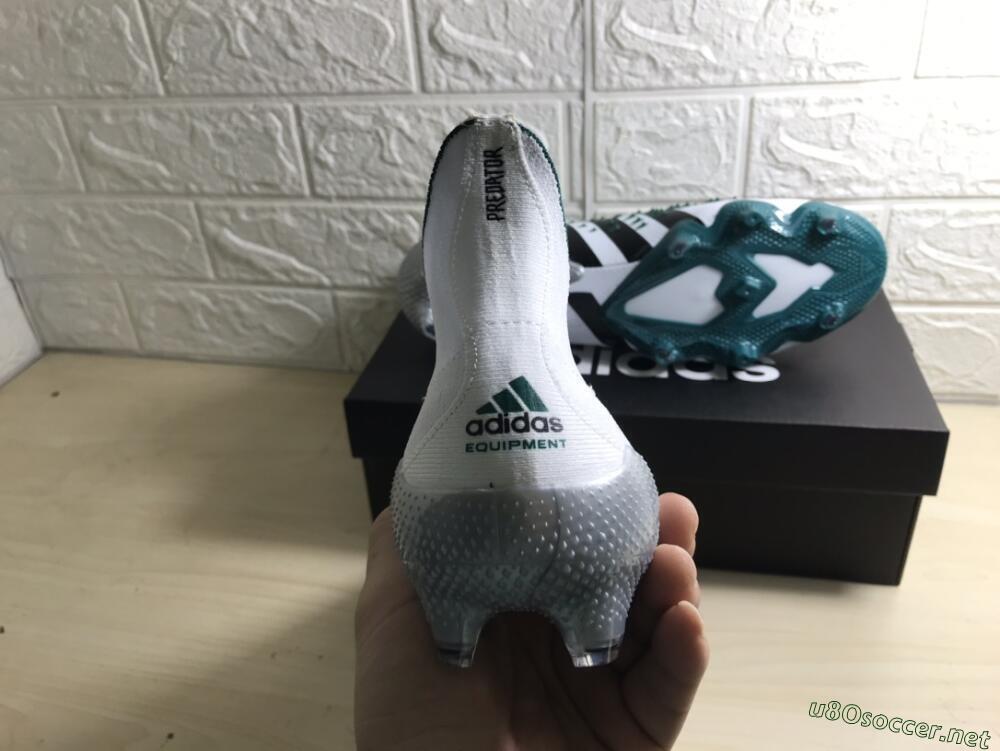 Unisex Adidas Predator Freak.1 FG Football Boots - White/Green/Black