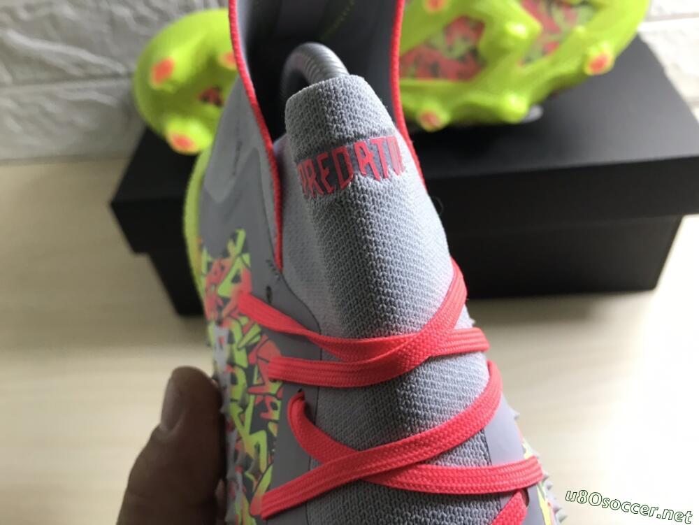 Unisex Adidas Predator Freak.1 FG Football Boots - Grey/Yellow/Orange