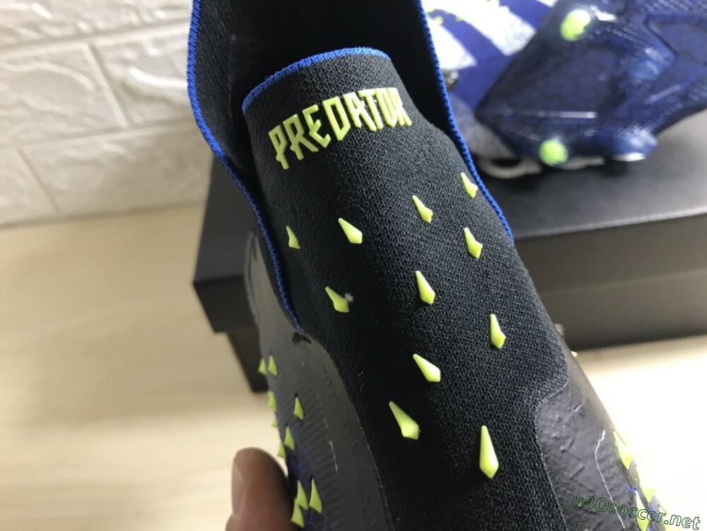 Unisex Adidas Predator Freak+ FG Football Boots - Black/White/Blue