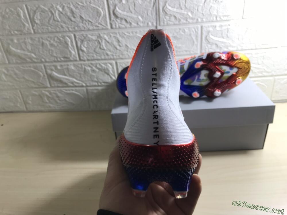Men's Adidas Predator Freak.1 FG Football Boots - White/Rainbow