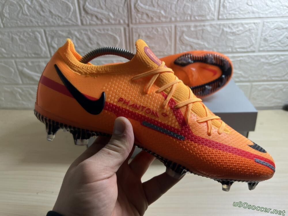 Men's Nike Phantom GT 2 Elite FG Football Boots - Orange/Black
