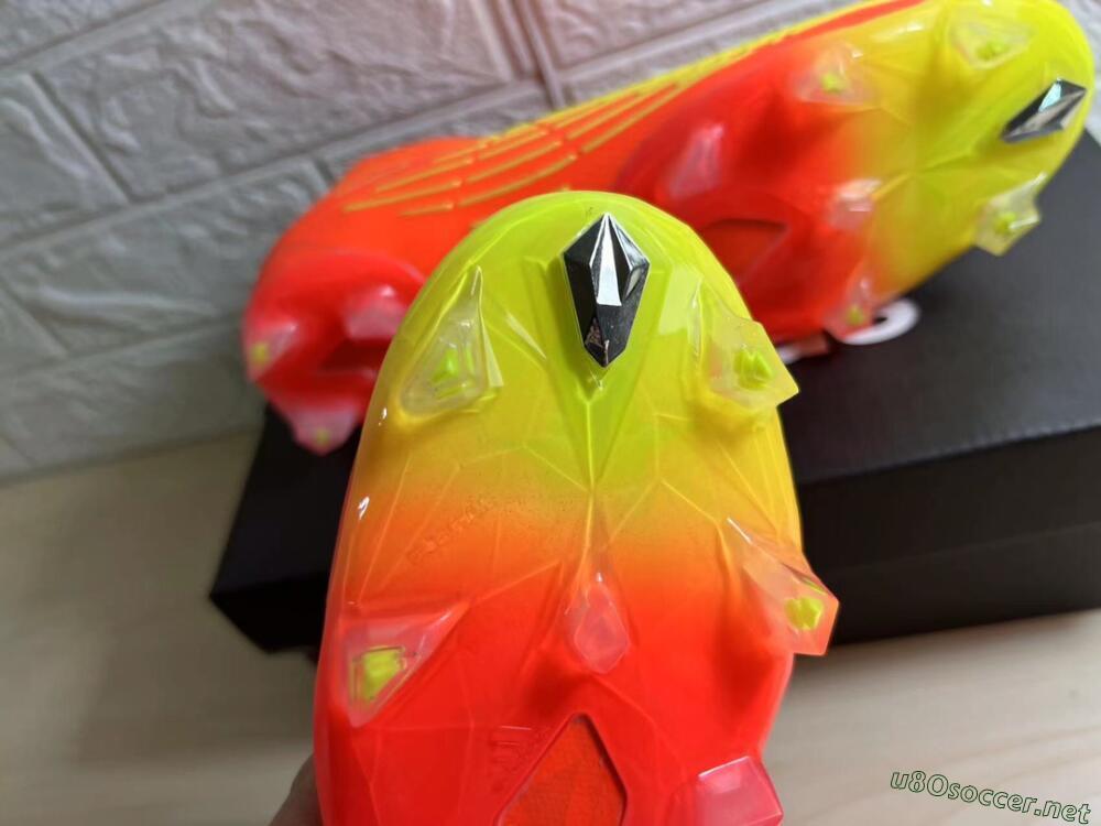 Men's Adidas Predator Edge.1 Low FG Football Boots - Orange/Yellow