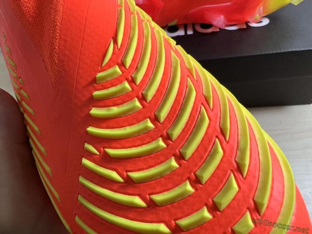 Men's Adidas Predator Edge.1 Low FG Football Boots - Orange/Yellow