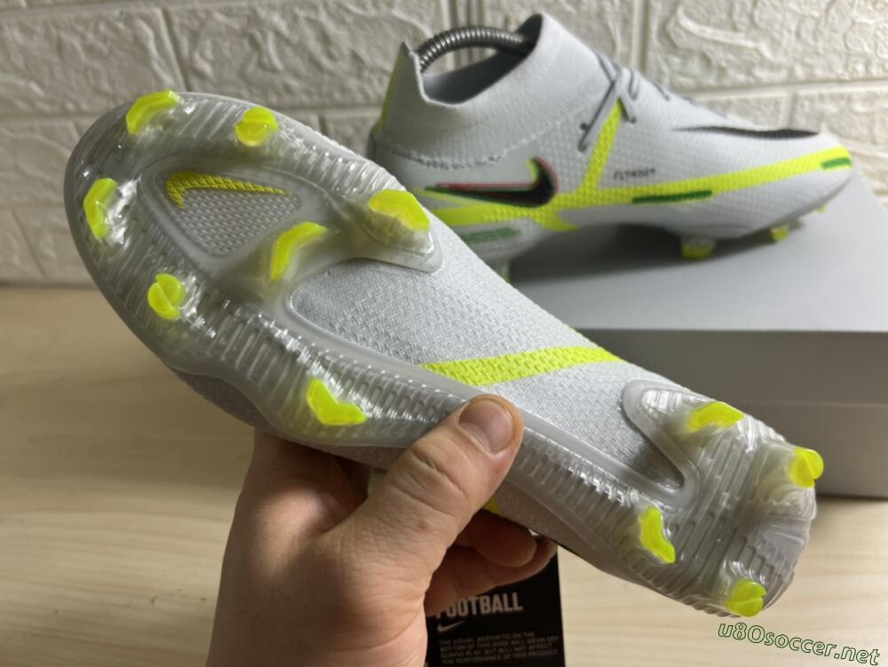 Men's Nike Phantom GT 2 DF Elite FG Football Boots - White/Green