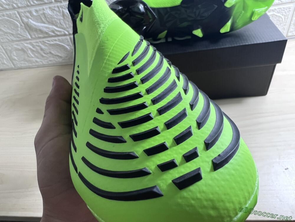 Men's Adidas Predator Edge Geometric+ FG Football Boots - Green/Black