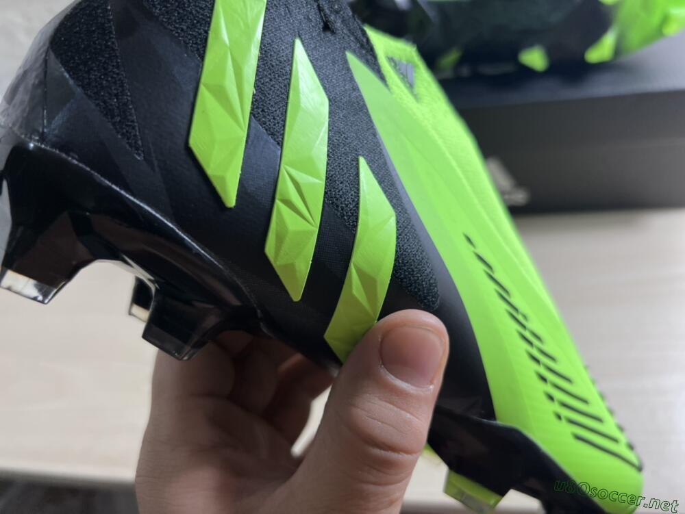 Men's Adidas Predator Edge Geometric+ FG Football Boots - Green/Black