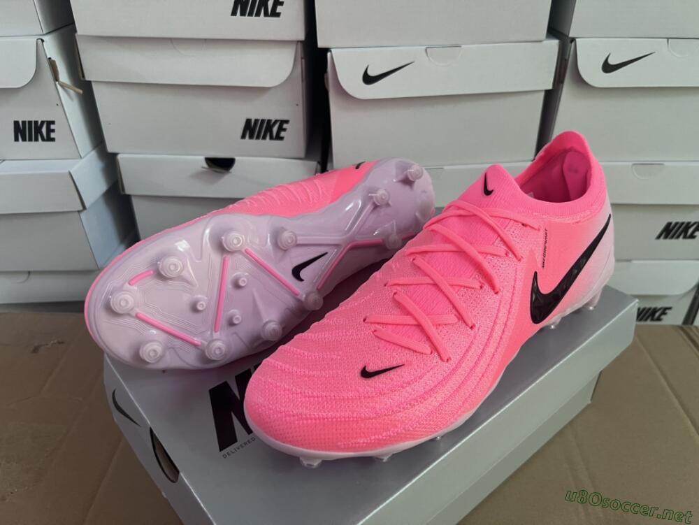 Men's Nike Phantom Luna Elite AG Football Boots - Pink/Black/White