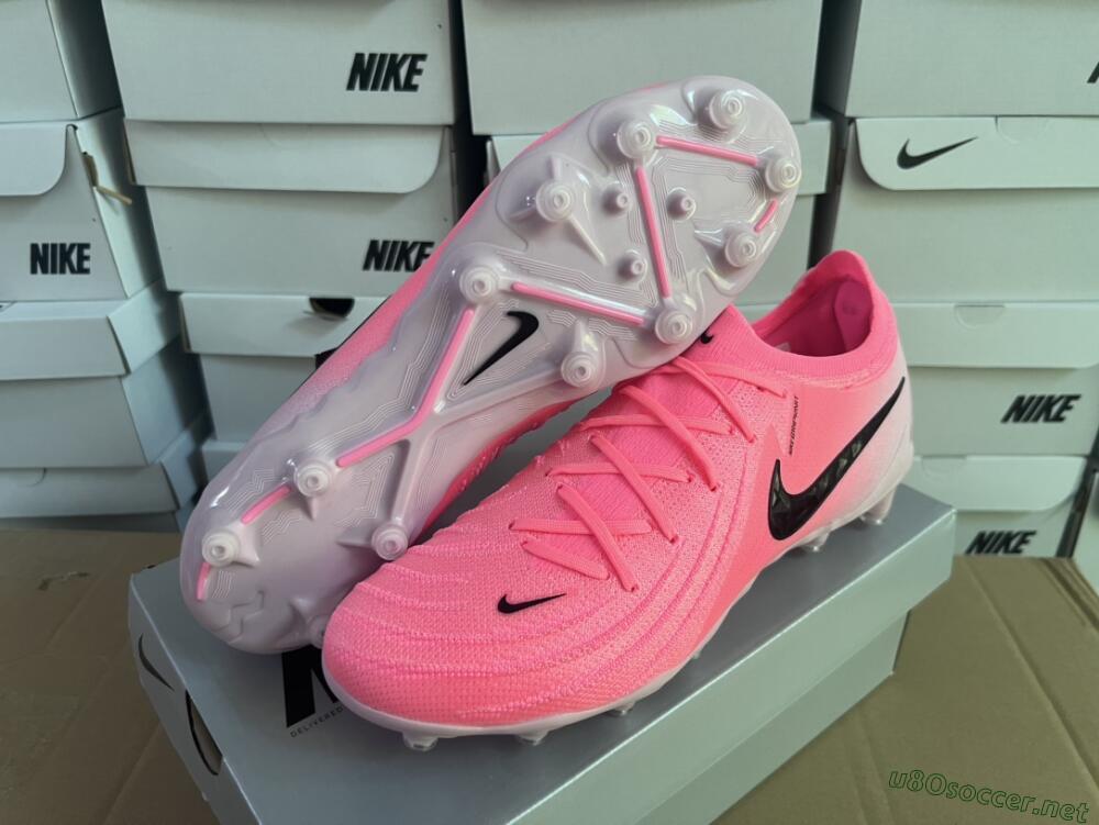 Men's Nike Phantom Luna Elite AG Football Boots - Pink/Black/White