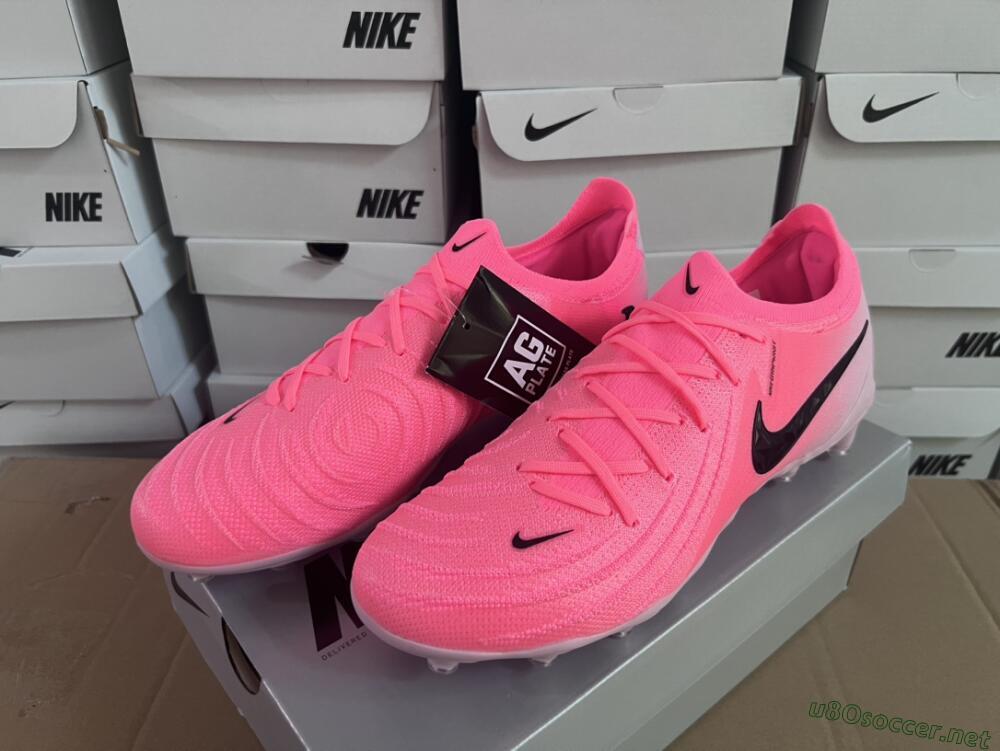 Men's Nike Phantom Luna Elite AG Football Boots - Pink/Black/White