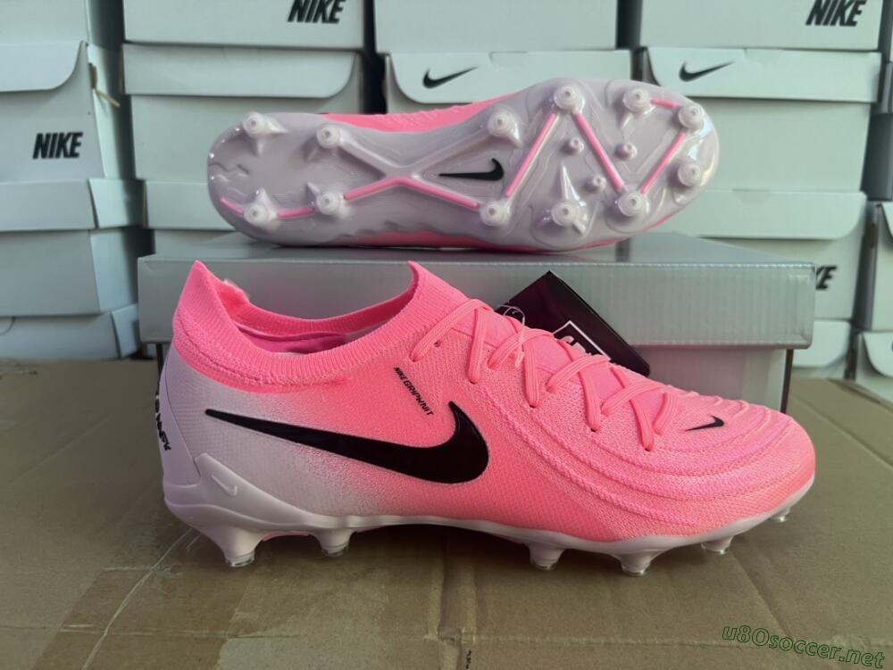 Men's Nike Phantom Luna Elite AG Football Boots - Pink/Black/White