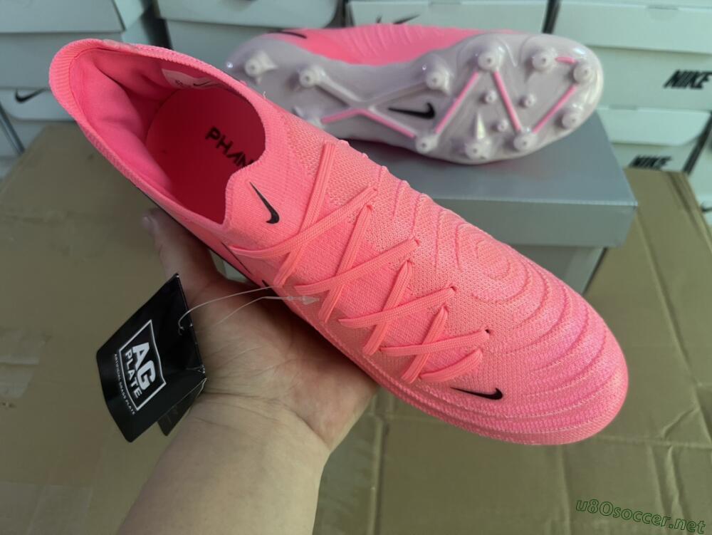 Men's Nike Phantom Luna Elite AG Football Boots - Pink/Black/White