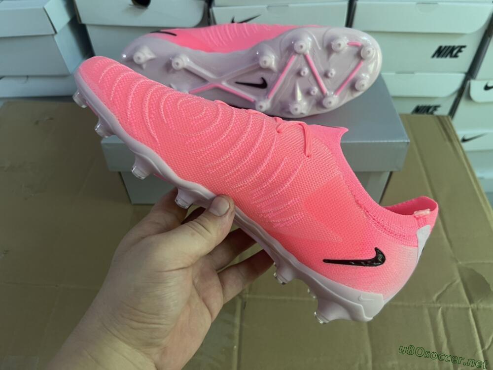 Men's Nike Phantom Luna Elite AG Football Boots - Pink/Black/White