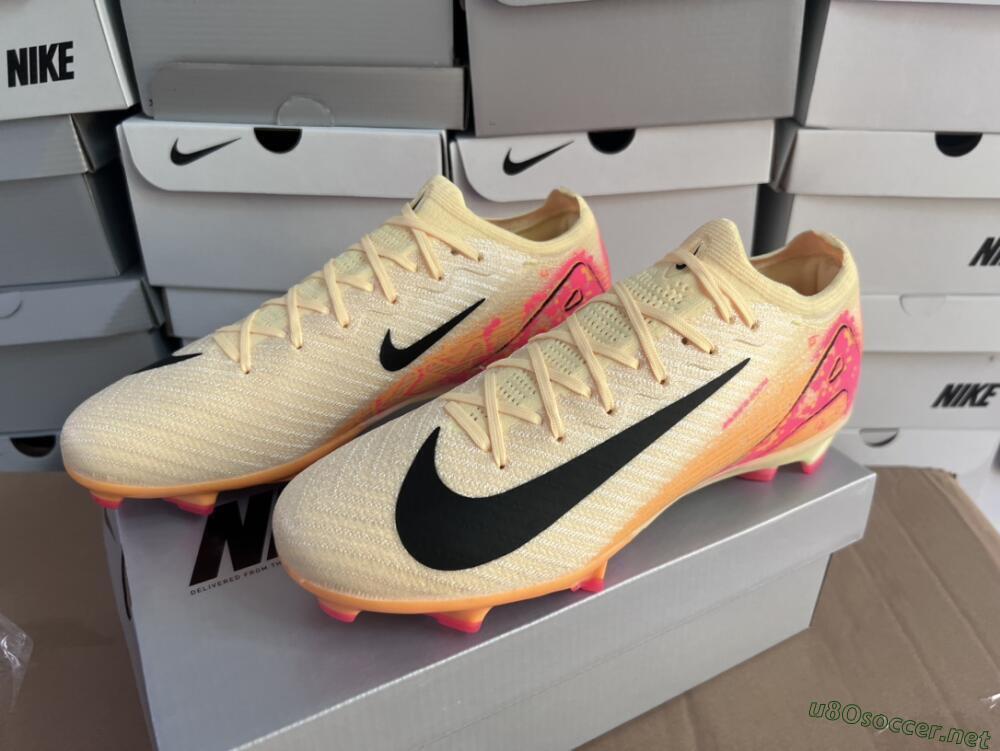 Men's Nike Air Zoom Mercurial Vapor 16 Elite FG Football Boots - Yellow/Black/Pink