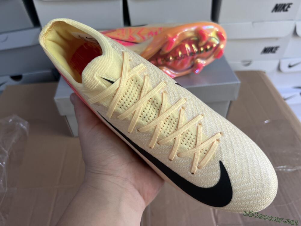 Men's Nike Air Zoom Mercurial Vapor 16 Elite FG Football Boots - Yellow/Black/Pink