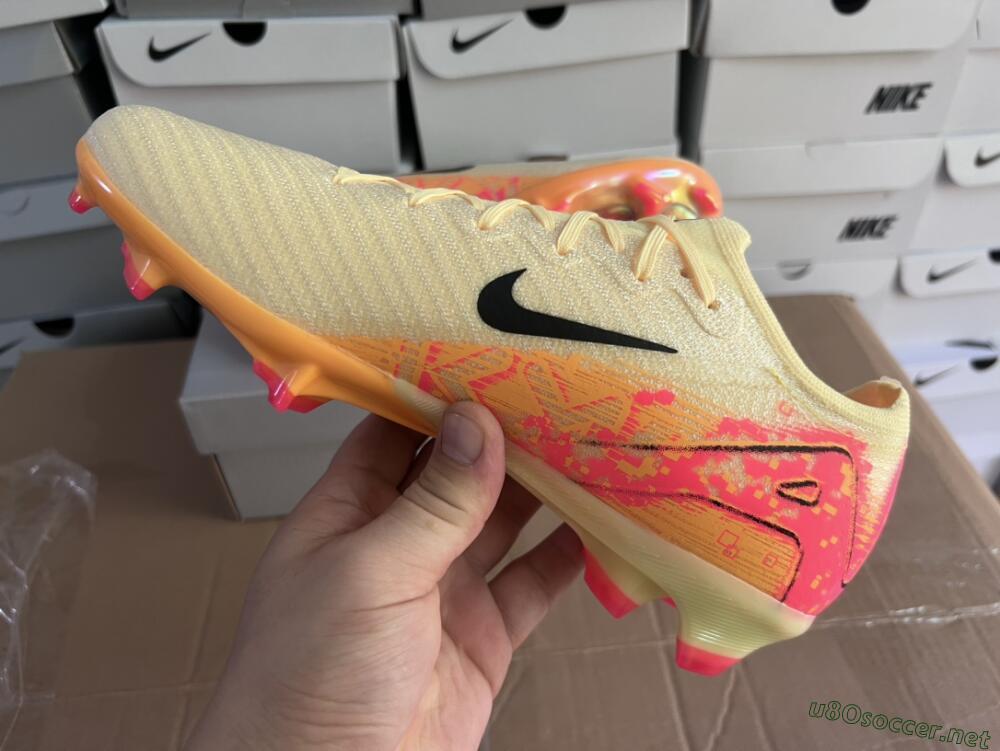 Men's Nike Air Zoom Mercurial Vapor 16 Elite FG Football Boots - Yellow/Black/Pink