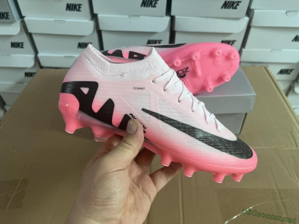 Men's Nike Air Zoom Mercurial Vapor 15 Elite FG Football Boots - Pink/Black