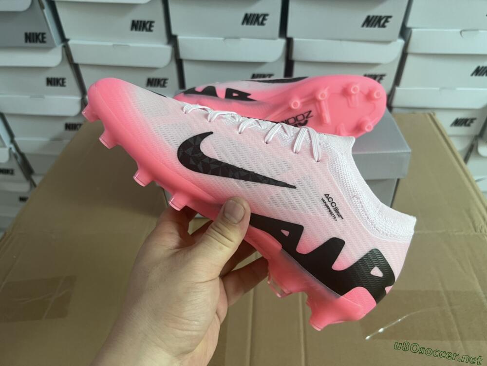 Men's Nike Air Zoom Mercurial Vapor 15 Elite FG Football Boots - Pink/Black